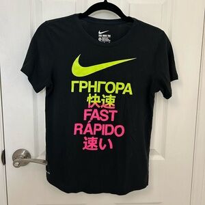 Nike Women’s Dri-Fit Running Tshirt, Sz M